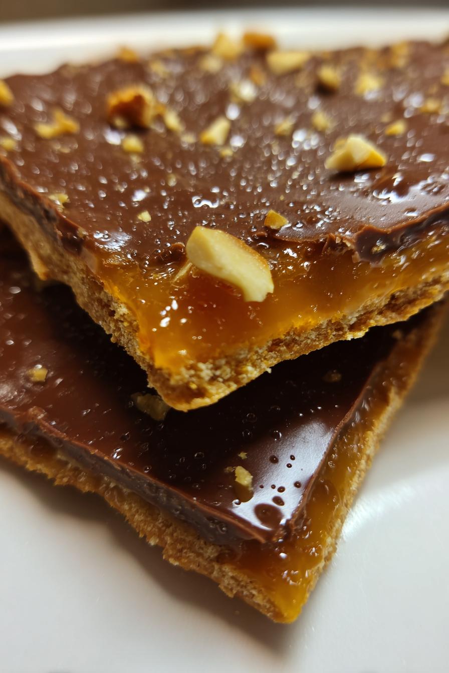graham cracker toffee - detail 2